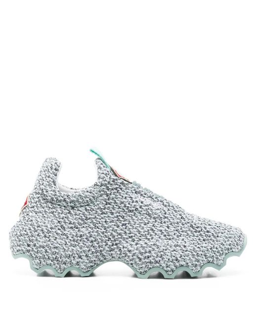 Casablanca Gray Knitted Sneakers for men