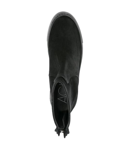 Agl Attilio Giusti Leombruni Black Meghan Suede Ankle Boots