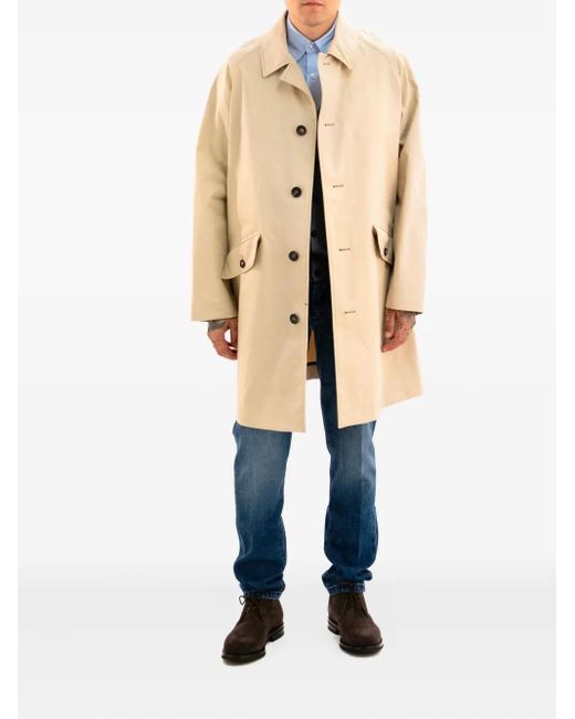 Montedoro Natural Button-Pocket Coat for men
