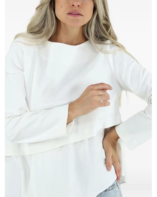 MEIMEIJ Maglia レイヤード トップ White