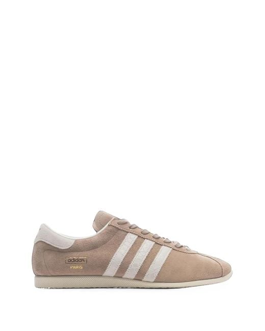 Adidas Natural Paris Serrated 3-Stripes Sneakers