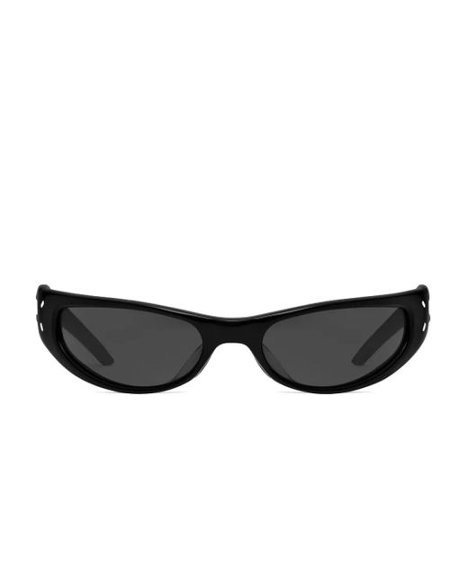 Maison Margiela Black X Gentle Monster Wraparound-Frame Sunglasses for men