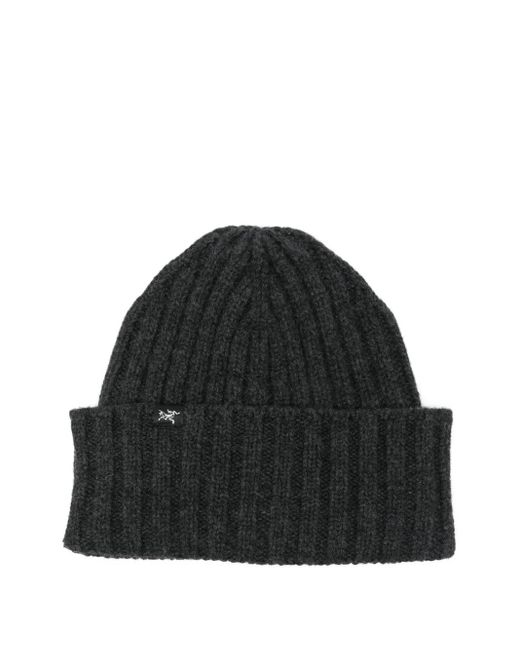 Arc'teryx Black Ribbed Beanie