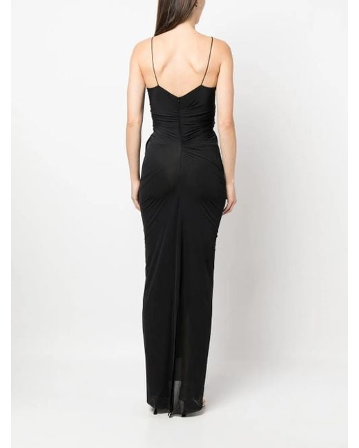 Christopher Esber Black Long Dress Venus