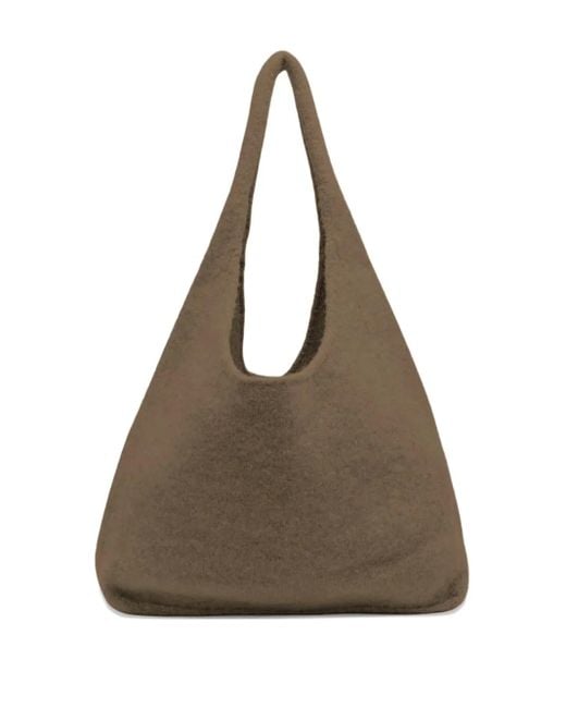 Lauren Manoogian Brown Single-Handle Shoulder Bag