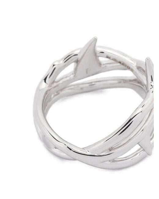 Shaun Leane Rose Thorn Ring White