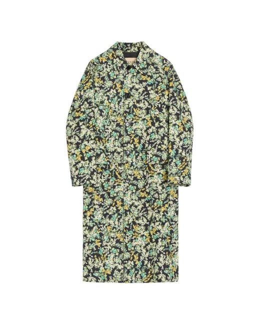 Valentino Garavani Green Single-Breasted Coat for men