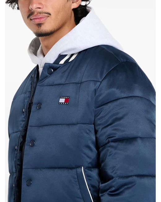 Tommy Hilfiger Steppkacke Aus Satin in Blue für Herren