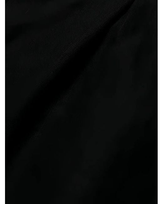 STÒFFA Black Drawstring Pleated Shorts for men