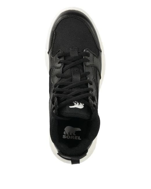 Sorel Black Explorer Ii High-Top Lace-Up Sneakers