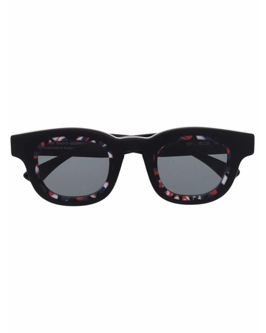 Thierry Lasry Black Marbled-Effect Sunglasses