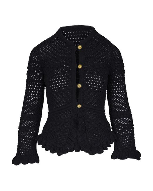 L'Agence Blue Kiva Cardigan