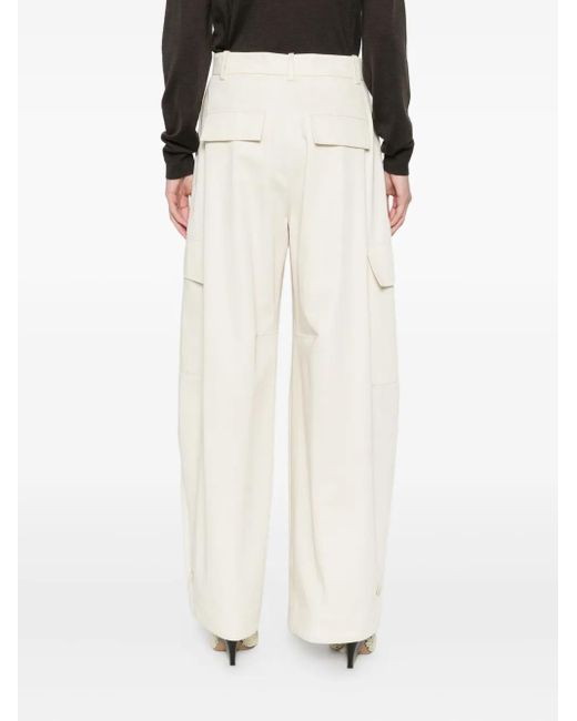P.A.R.O.S.H. White Cargo Trousers