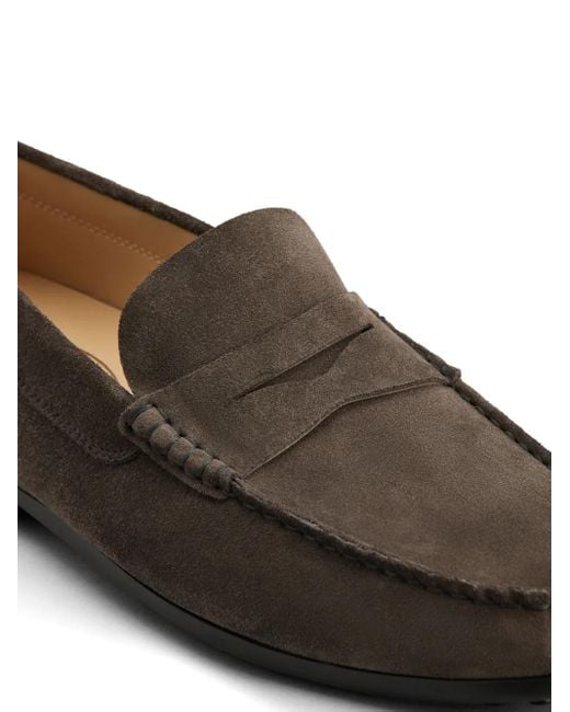 Tod's Brown Flat Shoes for men