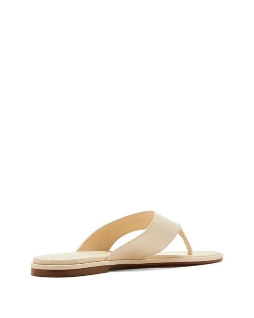 Aeyde White Leather Sandals