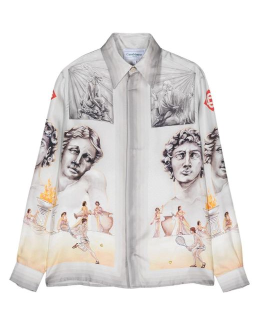 Casablanca Gray Le Theatre Shirt