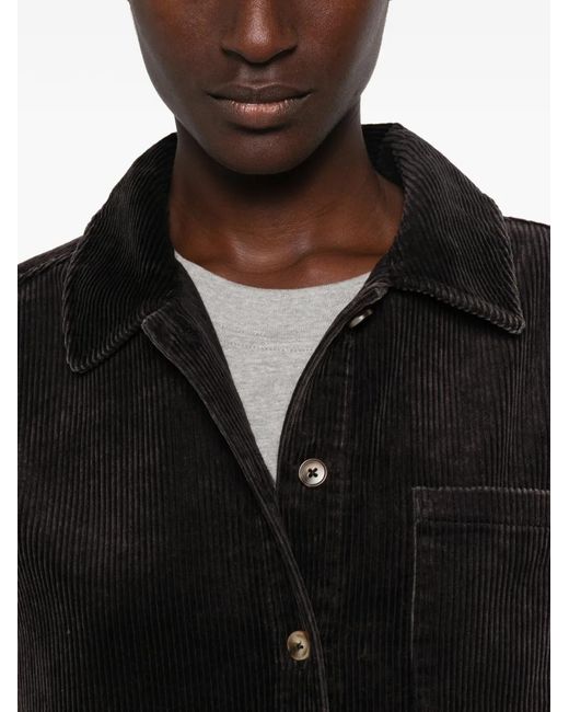 Xirena Black Corduroy Patch-Pocket Jacket