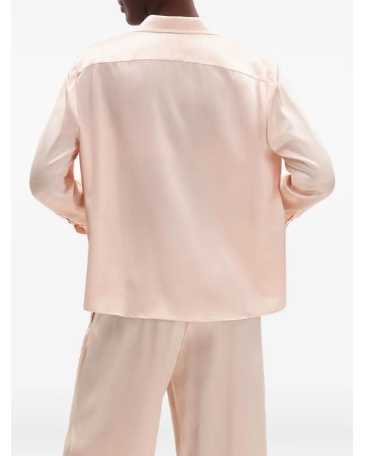 Eres Pink Spotlight Silk Shirt