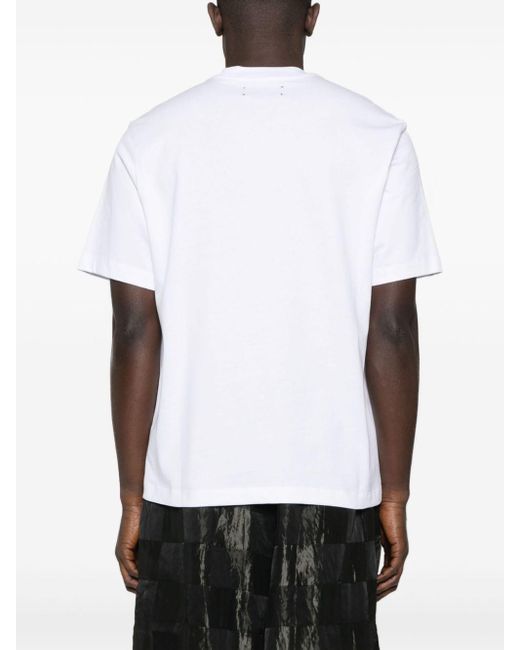 | T-shirt in cotone con stampa logo frontale | male | BIANCO | S di Amiri in White da Uomo
