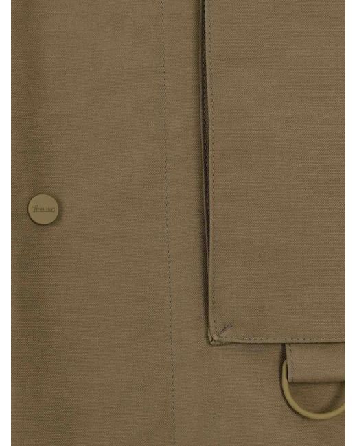 Laminar Green Button Chest-Pocket Jacket for men