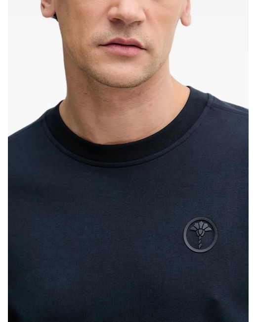 Joop! Blue Logo-Patch Crew-Neck Sweatshirt for men