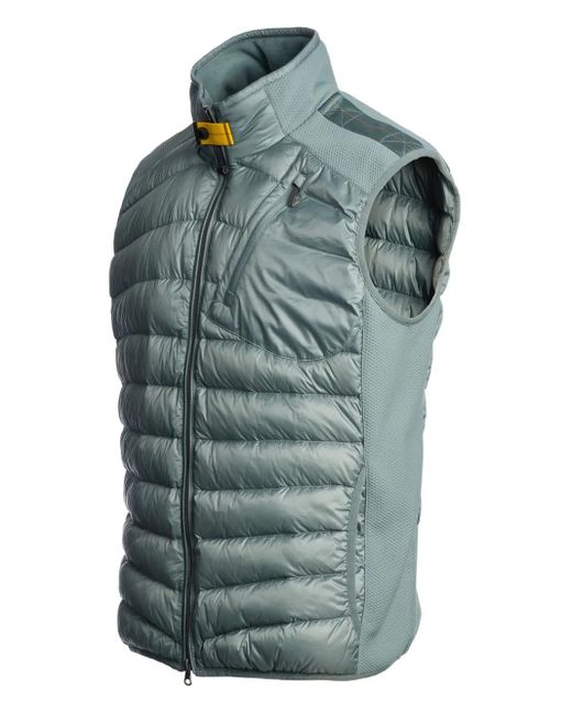 Parajumpers Zavier Gewatteerde Bodywarmer Met Vlakken in het Blue voor heren