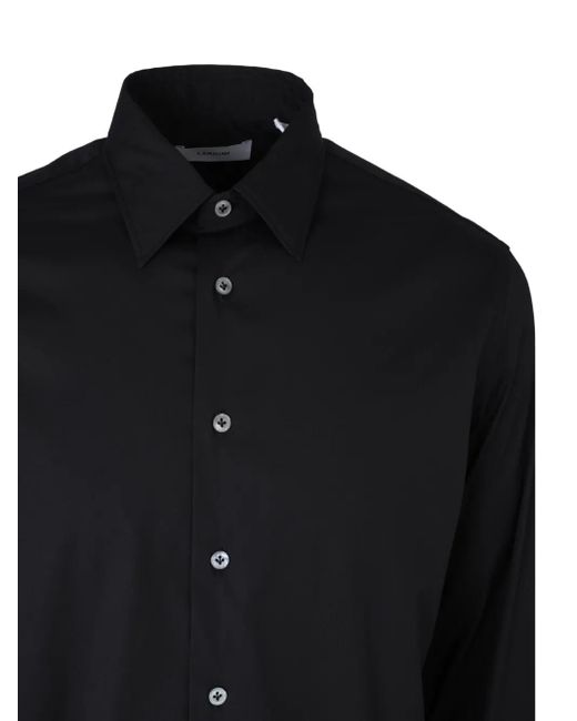 Lardini Blue Ricerca Buttoned Shirt for men