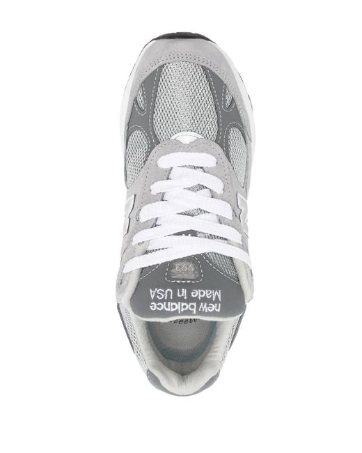 New Balance White 993 Made