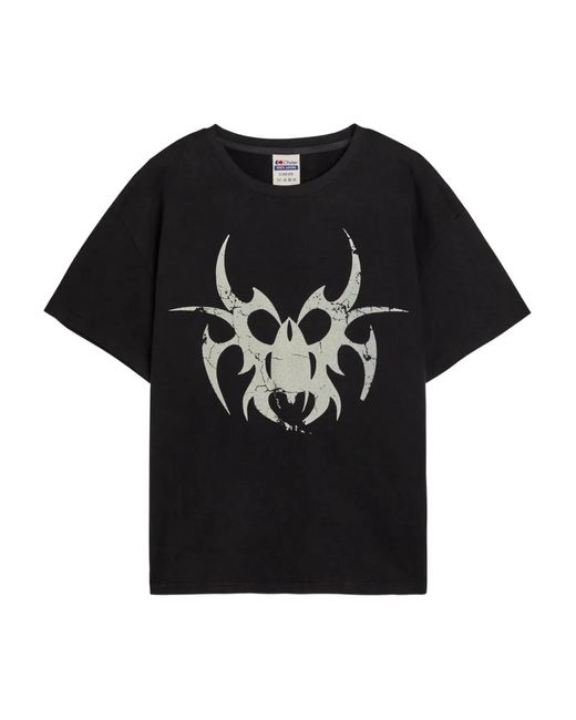 Chew Forever Black Graphic-Print T-Shirt for men