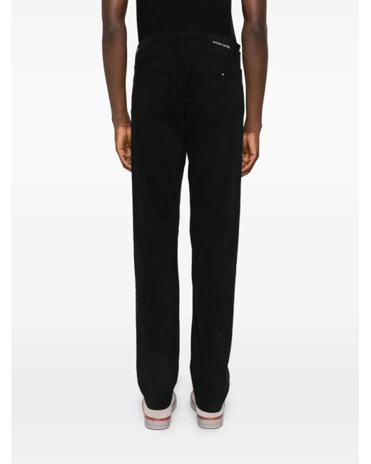 Jacob Cohen Black Five-Pocket Jeans for men