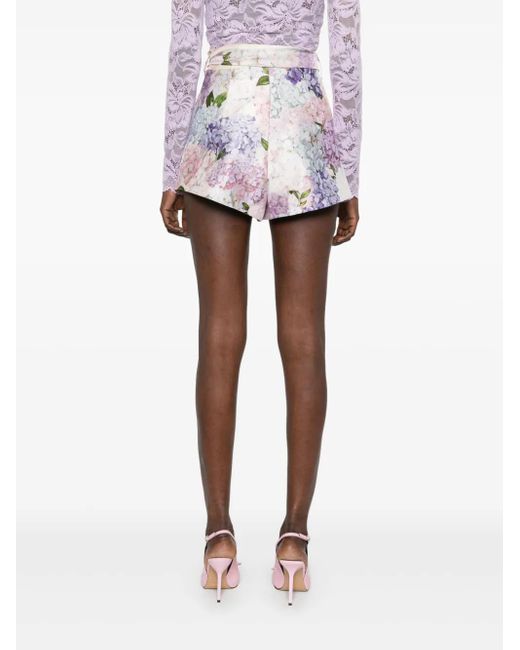 Zimmermann Purple Dawning Shorts