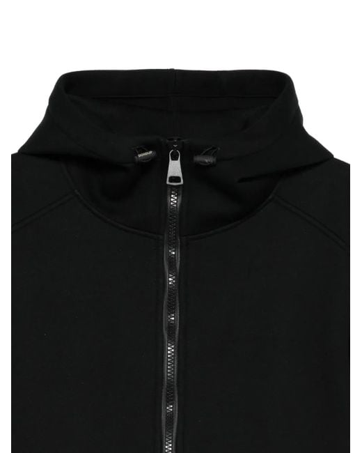 Dondup Black Hooded Zip-Up Jacket for men