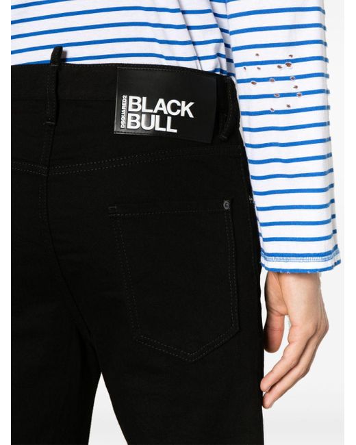 DSquared² Black 642 Straight-leg Jeans for men