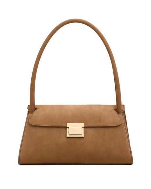 Borsa A Spalla Mimi Mini di AMI in Brown