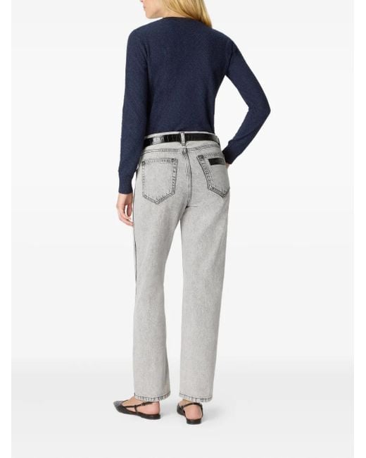 Missoni Blue Chevron-Pattern Sweater