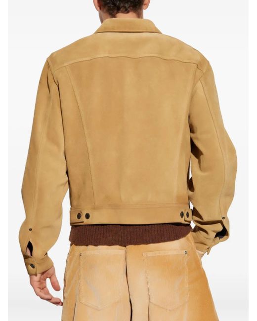DSquared² Leren Jack Met Knoopsluiting in het Natural voor heren