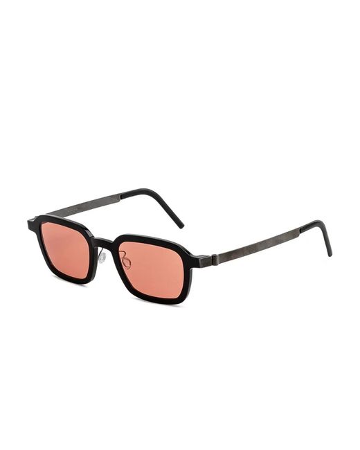 Lindberg Natural Rectangle-Frame Sunglasses