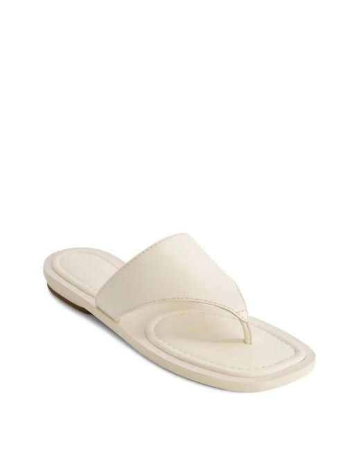 Bernardo White 1946 Thong Slide Sandals