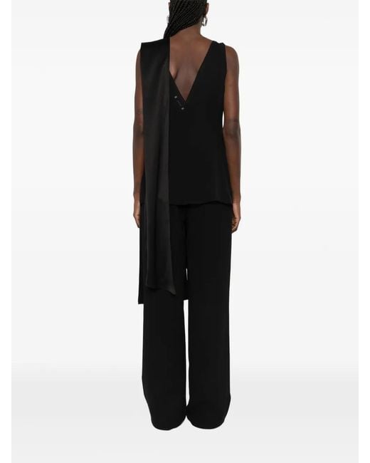 Esse Studios Black V-Neck Top
