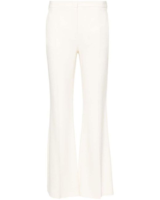 Etro White High-waist Flared Trousers