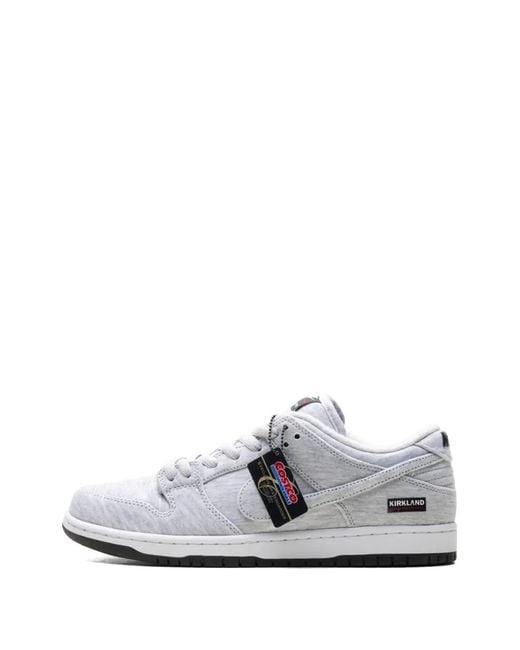 Nike White X Kirkland Signature Sb Dunk Pro Qs Sneakers for men