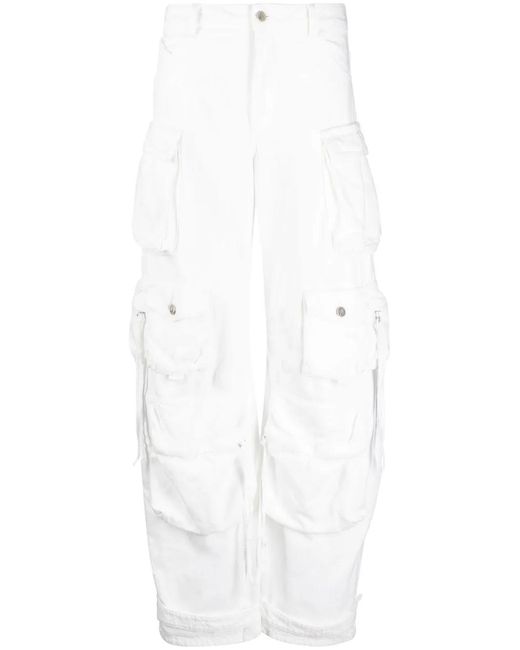 The Attico White ''fern'' Jeans