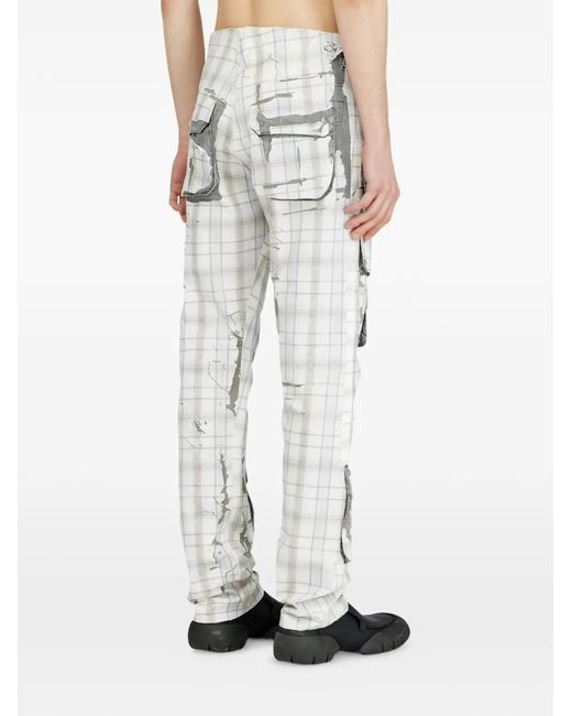 DIESEL White Slim Jeans Regular Waist D-Darek for men