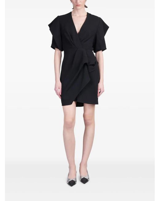 IRO Black Asymmetrisches Minikleid