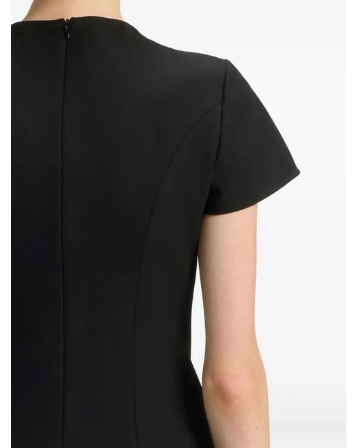 HUGO Black Bow-Detail Mini Dress