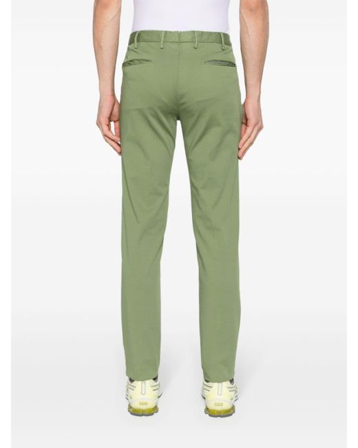 Pantalones chinos de talle medio Incotex de hombre de color Green