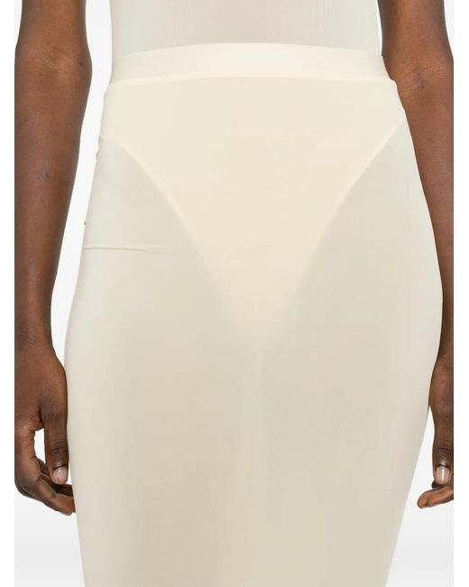 Wardrobe NYC White Sheer Skirt