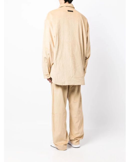 Fear Of God Natural Corduroy Zip-Up Shirt Jacket for men