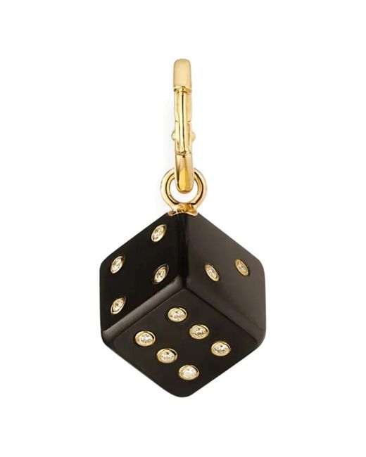 Marie Lichtenberg Black Dado Diamond Pendant