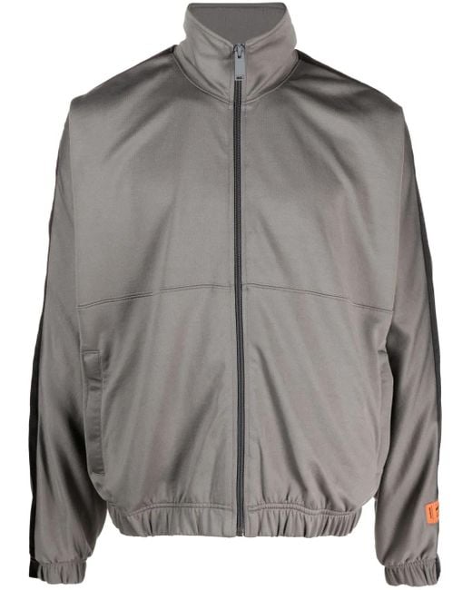 Felpa Con Applicazione Logo di Heron Preston in Gray da Uomo